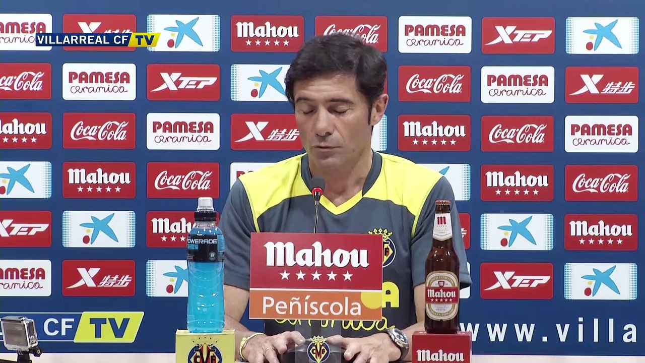 Primera Rueda de Prensa de Marcelino García Toral de la temporada 15/16