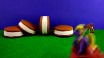 Play Doh Ice Cream Sandwich Shopkins Iron Man Cars 2 MLP Cartoon Surprise Eggs StrawberryJamToys