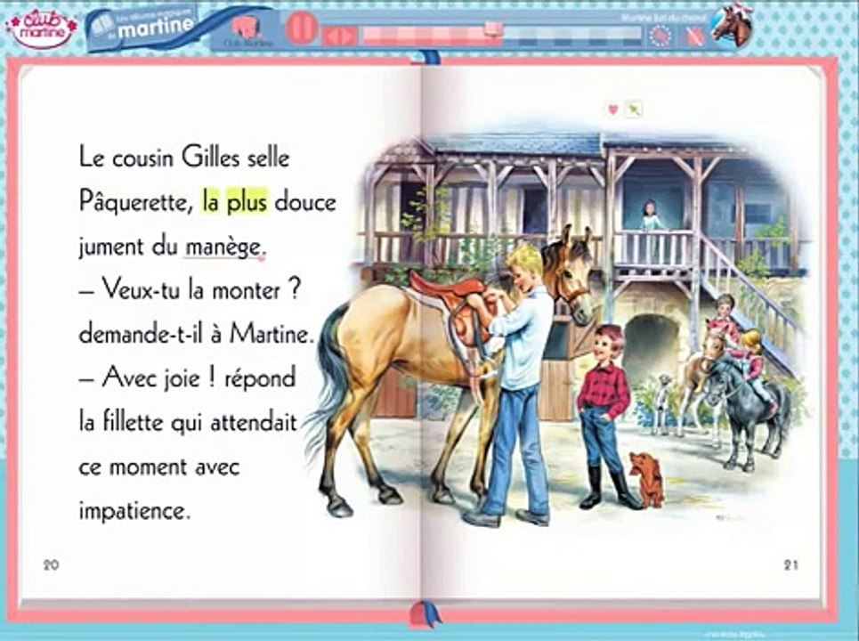 Livre multimédia Full Version : Martine monte à cheval