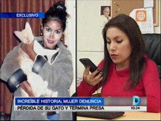 Breña: Mujer denuncia robo de gato y la encarcelan [VIDEO]