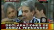 Conferencia de prensa de Aníbal Fernández 13-03-2015