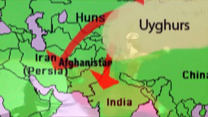 Origin of Indian Kathak-Mughal dance (Uyghur dance)