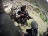 COMBAT FOOTAGE  Soldiers Ambushed From Taliban AFGHANISTAN