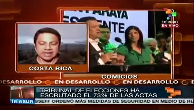 Gana primera vuelta en elección de Costa Rica Luis Guillermo Solís