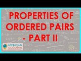 595.Class XI - CBSE, ICSE, NCERT -  Properties of ordered pairs - Part II