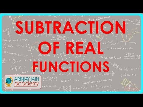 590.Class XI - CBSE, ICSE, NCERT - Subtraction of Real functions