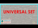 459.Class XI - CBSE, ICSE, NCERT -  Universal set