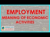 508.Class XI - CBSE, ICSE, NCERT -  Employment - Meaning of Economic activities