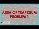 373.CBSE Class VIII, ICSE Class VIII -    Area of Trapezium Problem 1