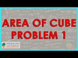 382.CBSE Class VIII, ICSE Class VIII -  -  Area of Cube - Problem 1
