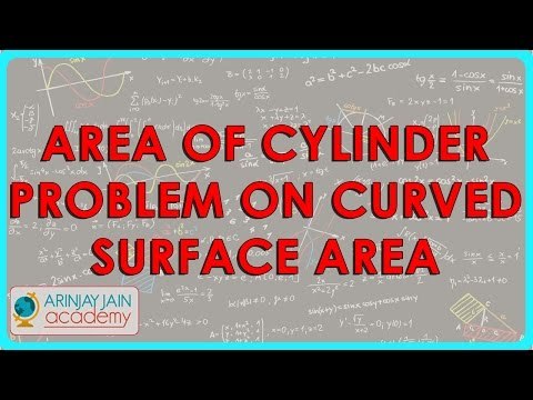 379.CBSE Class VIII, ICSE Class VIII - Area of Cylinder Problem on Curved surface area