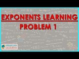 399.Class VII   Exponents Learning Problem 1