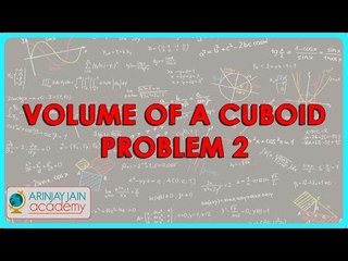 385.CBSE Class VIII, ICSE Class VIII -   Volume of a Cuboid Problem 2