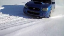 Conor Daly snow drifting 2010