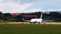 Boeing 737 Ryanair Takeoff at Säve