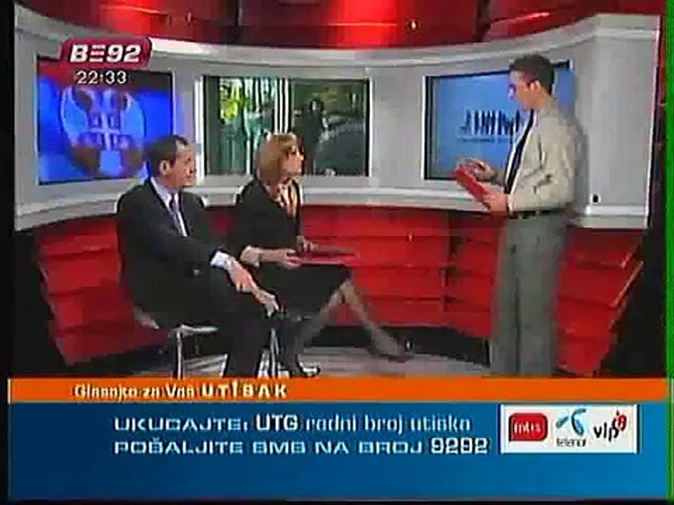Boris Tadic - Utisak nedelje B92 (12.04.2009.)