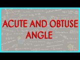 422.$ CBSE Class VI Maths,  ICSE Class VI Maths -   Acute and Obtuse Angle