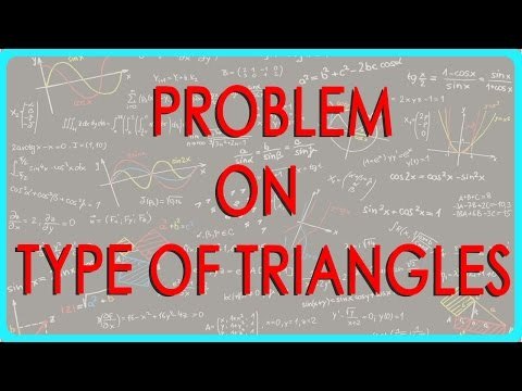 418.CBSE Class VI Maths, ICSE Class VI Maths - Problem on Type of Triangles
