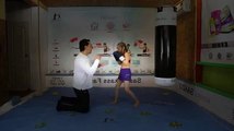 Eight year old girl impressive boxing | Ashley Bishop
