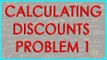 433.CBSE Class VIII, ICSE Class VIII - Mathematics- Calculating Discounts - Problem 1