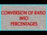 426.CBSE Class VIII, ICSE Class VIII - Mathematics - Conversion of Ratio into Percentages