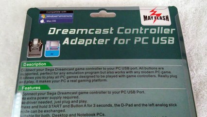 Sega Dreamcast Mayflash Controller Adapter for PC
