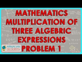 1346. Mathematics Class VIII   Multiplication  of two Algebric expressions   Problem 2