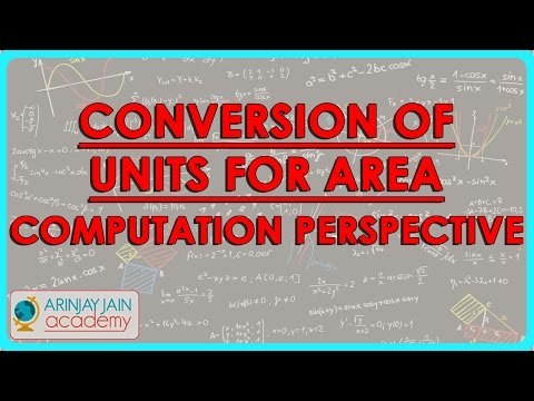1398. Mathematics Class VII - Conversion of units for area computation perspective.mp4
