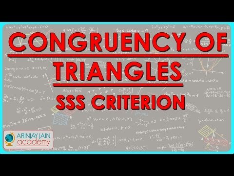 1413. Mathematics Class VII - Congruency of Triangles - SSScriterion