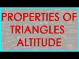 136-CBSE Class VI maths,  ICSE Class VI maths -   Properties of Triangles  - Altitude