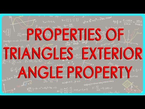 137-CBSE Class VI maths, ICSE Class VI maths - Properties of Triangles - Exterior angle property