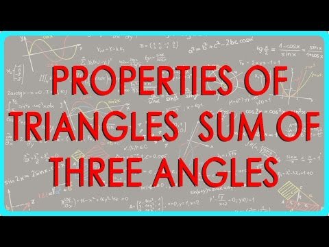 139-CBSE Class VI maths, ICSE Class VI maths - Properties of Triangles - Sum of three angles