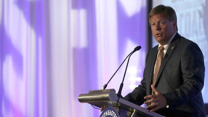 Jim McElwain Speaks at SEC Media Days