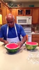 Quick and Easiest Way To Cut A Watermelon!