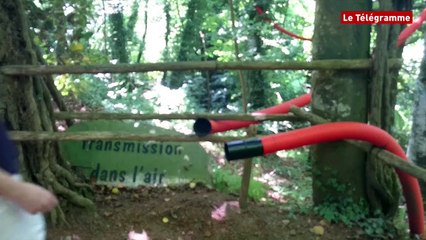 Cavan (22). Balade sur le sentier musical du Centre de découverte du son