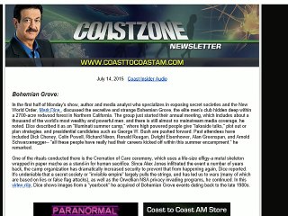 Bohemian Grove & Exopolitics - July 14, 2015
