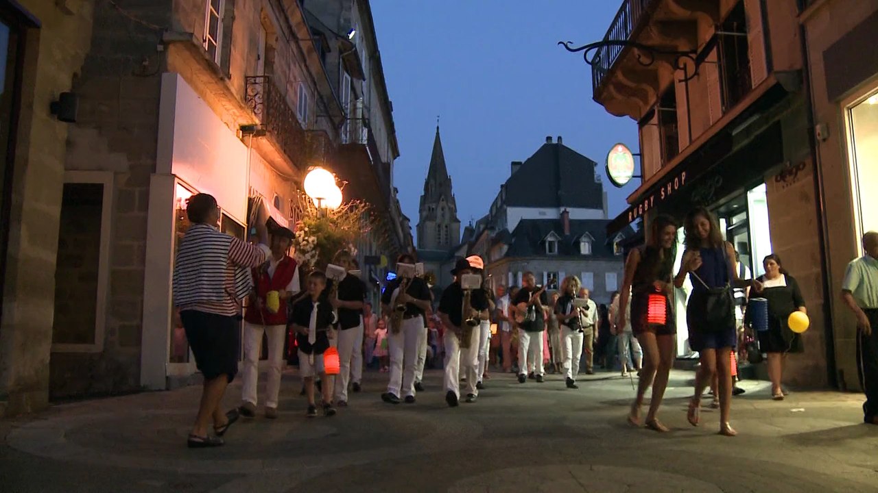 Feu d'artifice de Brive lundi 13 juillet 2015