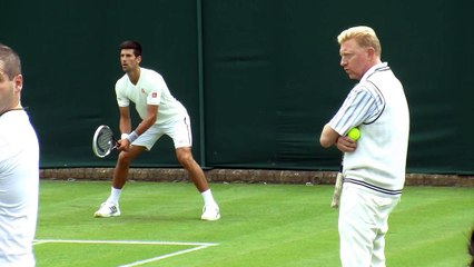 Wimbledon - Djokovic : "Becker a amélioré mon service"
