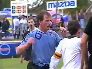 The start of the Frank Bunce vs Michael Brial feud