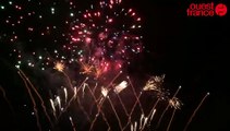 Rennes : le feu d'artifice du 14-Juillet à la Bellangerais (lundi 13/07/2015)