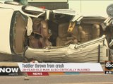 Man, toddler critically injured in West Phoenix crash