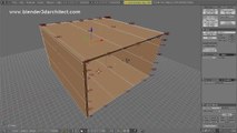Blender 3D e LuxRender - Timelapse rendering of an interior scene