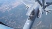 F15 Mid-Air Refueling by KC-135 Washington Air National Guard - Vid 1