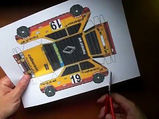 Manualidades, Paper Toys, Renault 5 Copa Turbo Rally