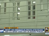 Report: 1,800 immigrants re-arrested after release