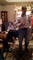 Surprise- USAF Airman- Soldier surprises family for Christmas