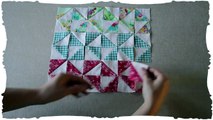 quilting triangles: patchwork tutorial. 