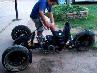 triciclo casero motor 110cc