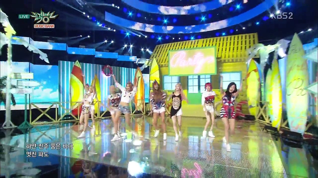 Girls' Generation 소녀시대_Comeback Stage 'PARTY'_KBS MUSIC BANK_2015.07.10  Songs HD / chansons HD