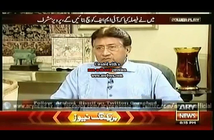 Prvez Musharraf teeling about  the Weakest Moment of his life